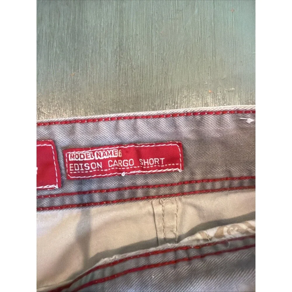 Ecko Unltd Mens 40 Cargo Shorts Tan Khaki Cotton Edison‎ Cargo Short Relaxed